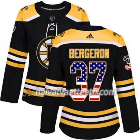 Naisten NHL Boston Bruins Pelipaita Patrice Bergeron 37 Adidas 2017-2018 Musta USA Flag Fashion Authentic Naisten NHL Boston Bruins Pelipaita Patrice Bergeron 37 Adidas 2017-2018 Musta USA Flag Fashion Authentic